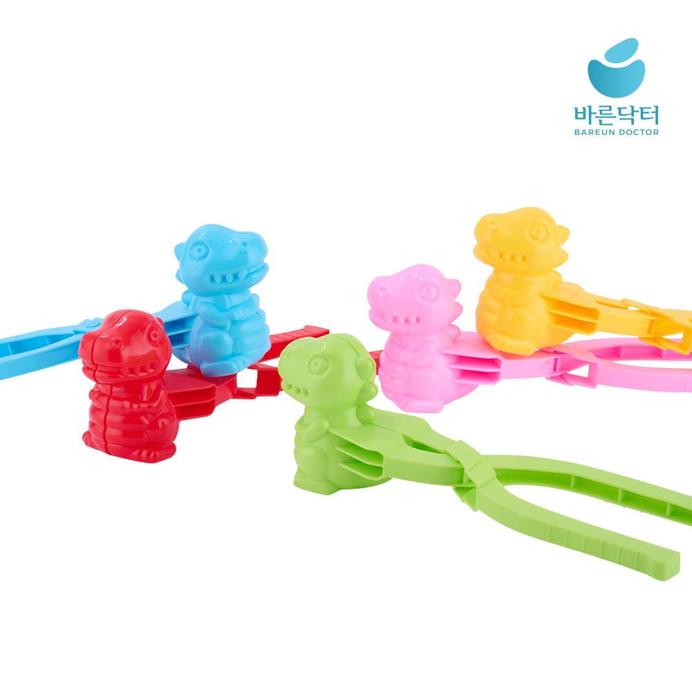 디홈 스노우볼 메이커 눈오리집게 오리눈집게 눈오리 (9. 작은 공룡)
