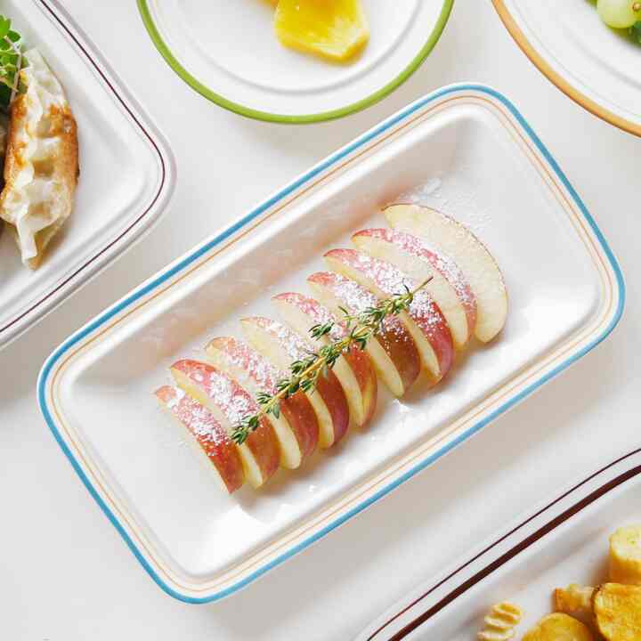 Maple 長方形 プレート 26cm［7色］