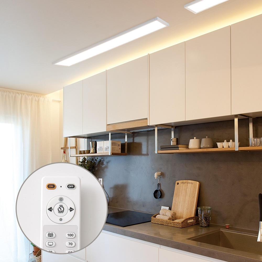 LED 후지 엣지 직부 리모컨 주방등 1280 x 320 50W 가격 비교 히트조명 LED 후지 엣지 직부 리모컨 주방등 1280 x 320 50W