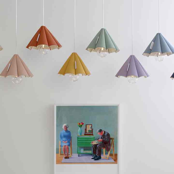 レザーシェード ペンダントライト［10色］