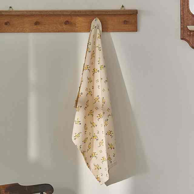 イエローフラワーキッチンクロス ［3色］