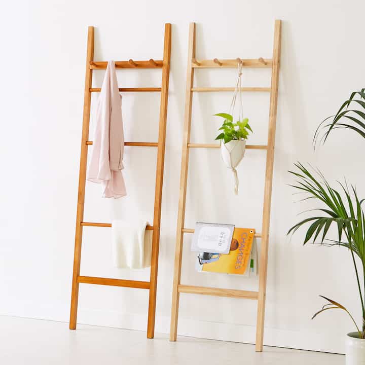 エッジ ウッド ハンガーラック［2色］