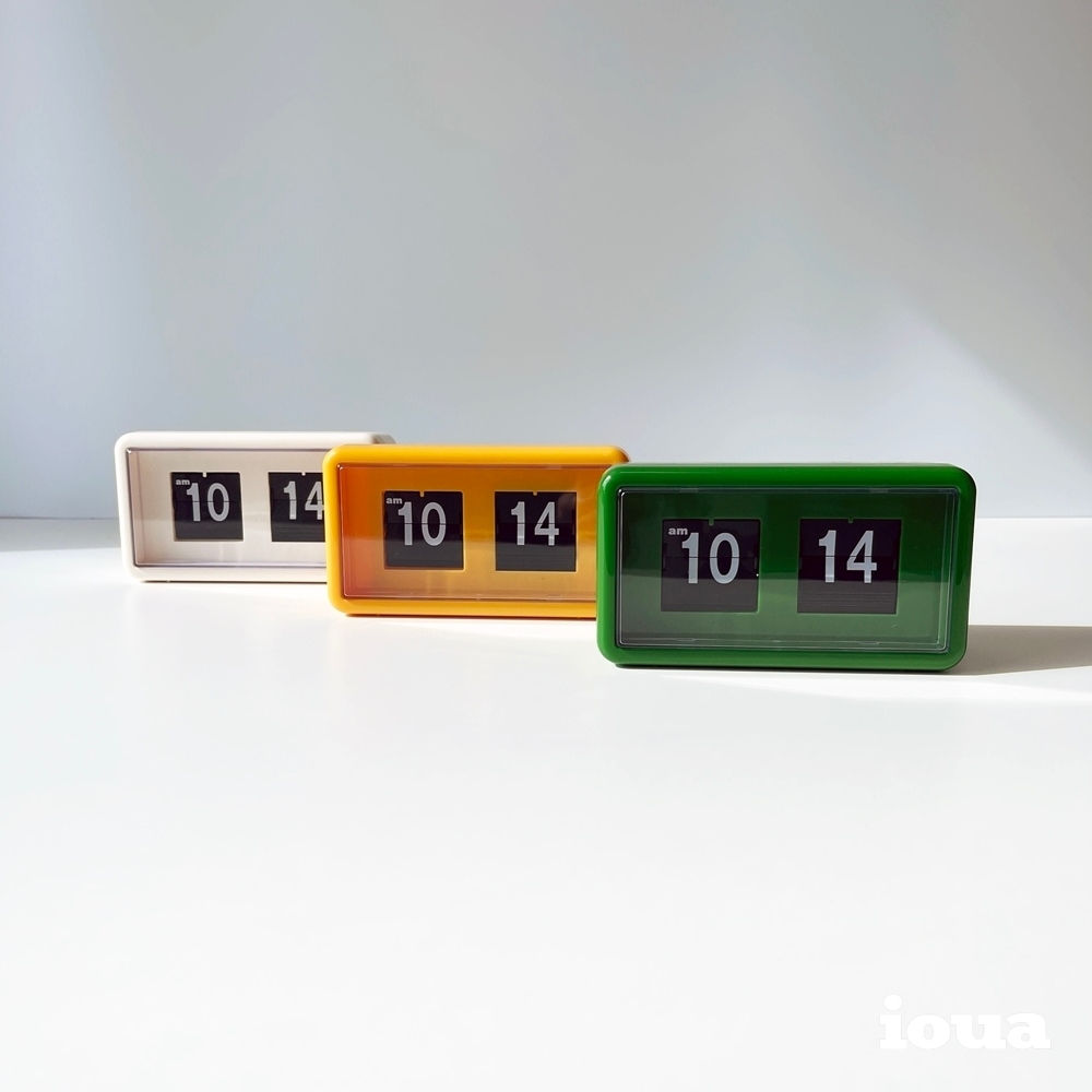 요와 레트로 컬러 플립 탁상시계 미드센추리모던 인테리어 (3 colors) - 최저가 27,200원