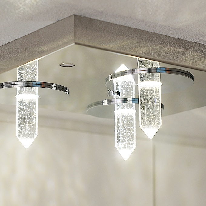 공간조명 펜슬 크리스탈 LED (5W x 3) (직부 / 센서 활용 가능)