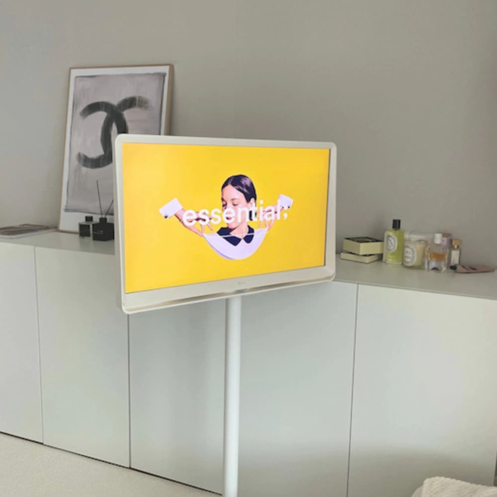 오늘의집 마블홀릭 LG 룸앤티비 스탠드 TV 거치대 2size
