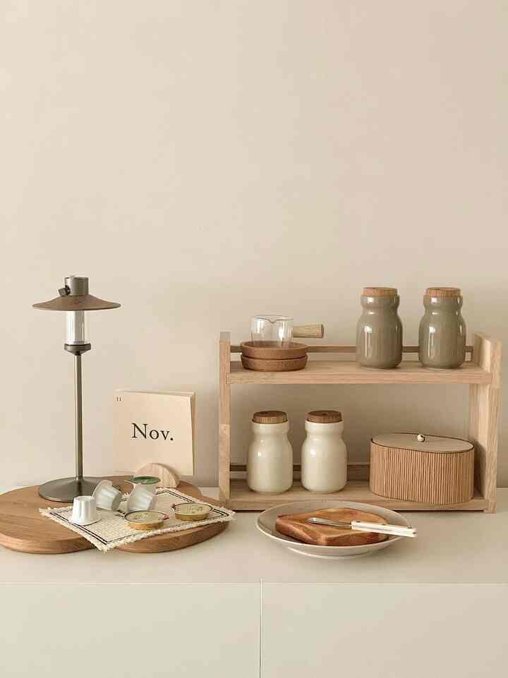 キッチン 2段 シェルフ［2サイズ］