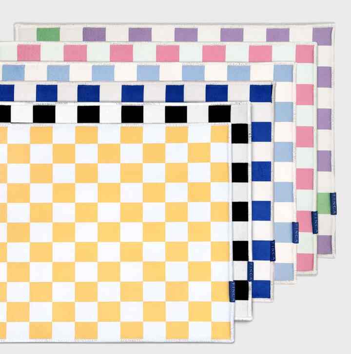 Checkerboard Vivid フロアマット［4色］