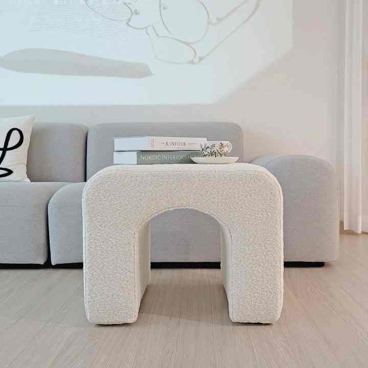 ブークレ撥水生地 スツール＆テーブル【3colors】