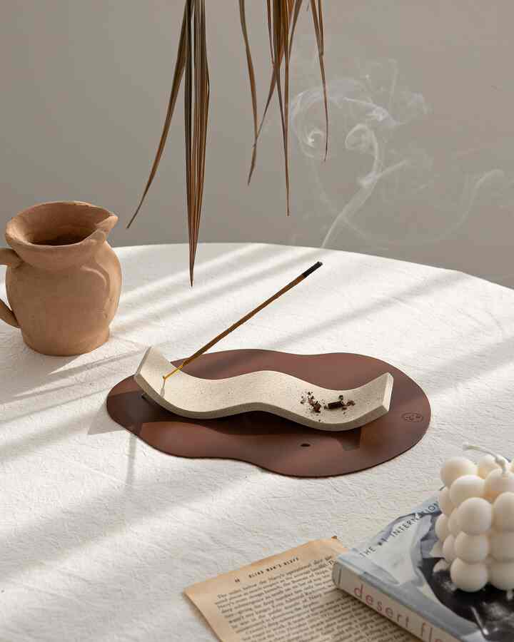 【Lazylab】 ウェーブインセンスホルダー