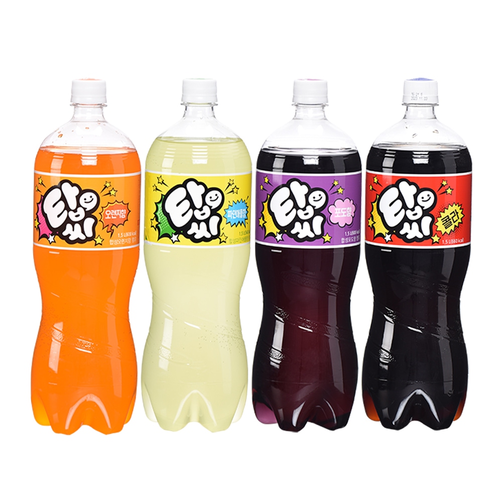 일화 탑씨 1.5L*12펫 4종(오렌지/포도/파인애플/콜라)