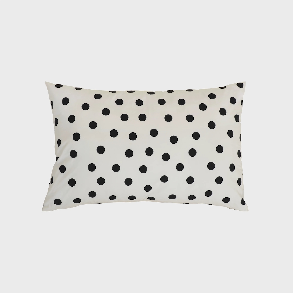 올리브드랩 Dot pillow cover off white / black 80수 베개커버