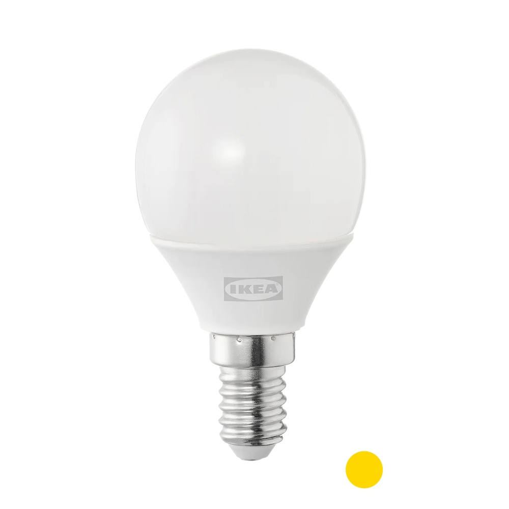 이케아 솔헤타 LED전구 E14 250루멘 1.8W 구형 - 최저가 3,990원