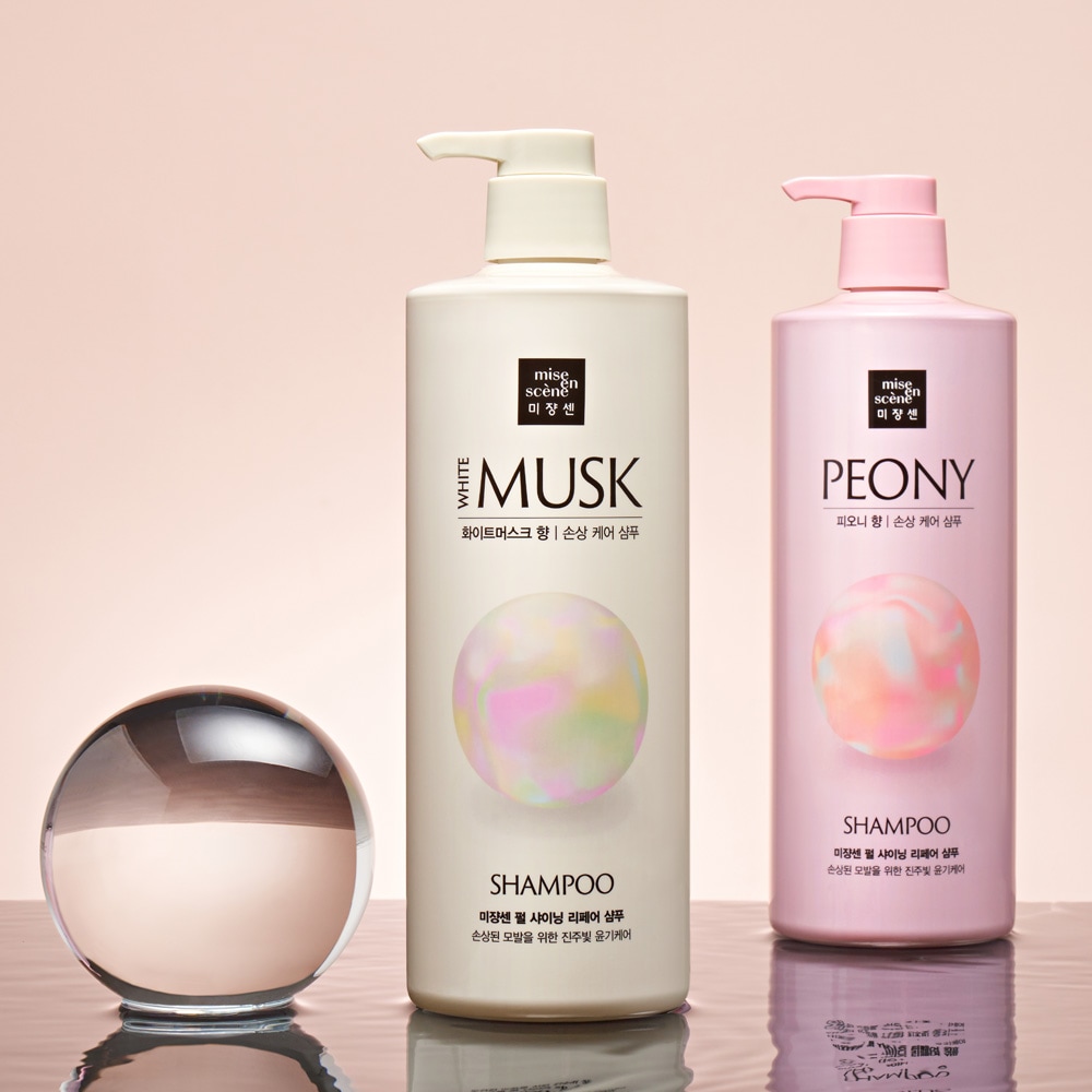 미쟝센 펄샤이닝 리페어샴푸 1000ml 1입 (화이트머스크/피오니향)