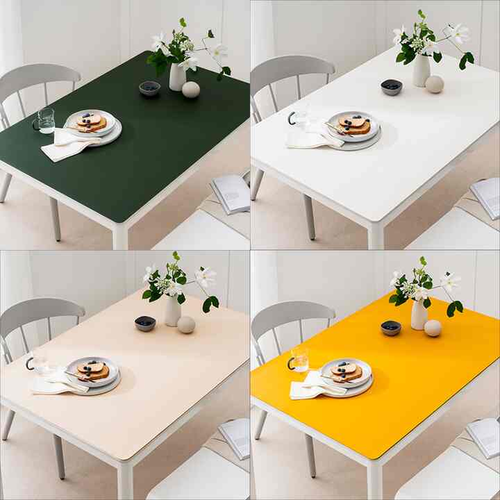 防水レザー テーブルクロス テーブルマット［16色・16サイズ］