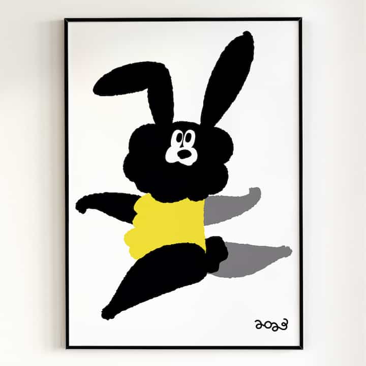 ポスター 18. ラビット グランジュテ