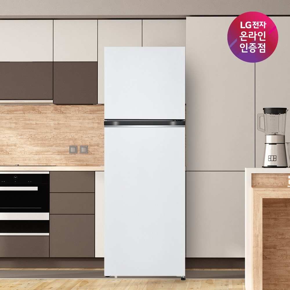LG전자 LG 일반냉장고 B332W34 335L 화이트 멀티냉각