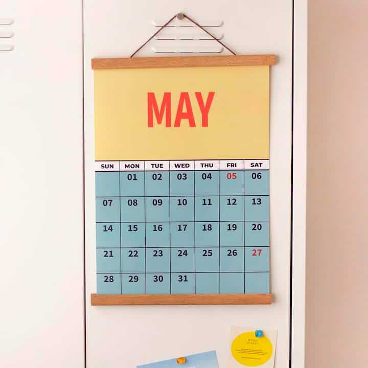 2025年 Vintage Color ポスター A3