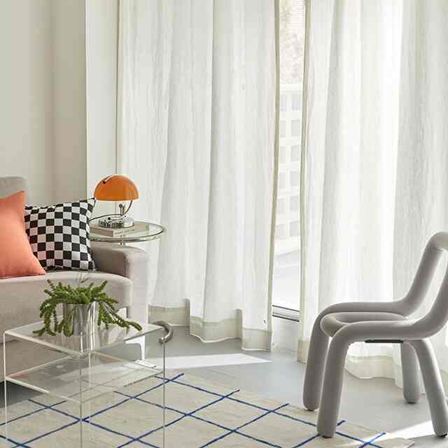 ナチュラル ウォッシング リネン カーテン