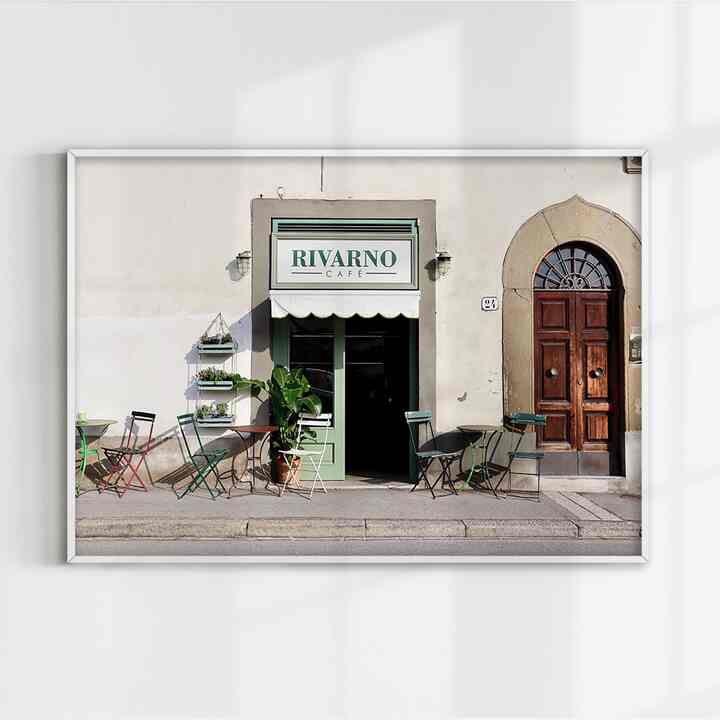 cafe rivarno ポスター
