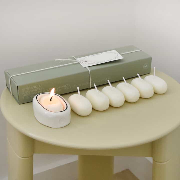 5735 Candle & Holder Set
