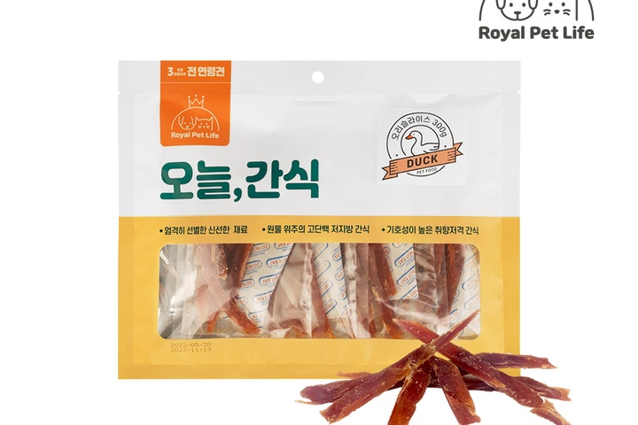 강아지 사료·간식 > 오늘간식 오리슬라이스 160g | 오늘의집 쇼핑 오늘간식 오리슬라이스 160g