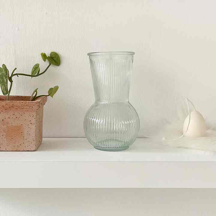 PLEATS ガラス フラワーベース