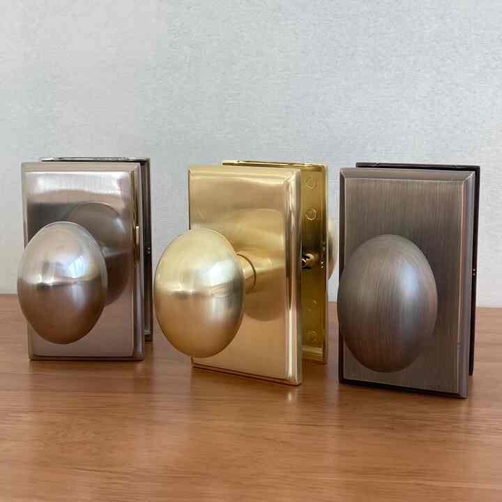 インテリア ドアノブ 406［3色］