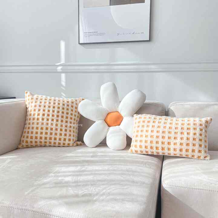 チェック クッションカバー［2色・2種］