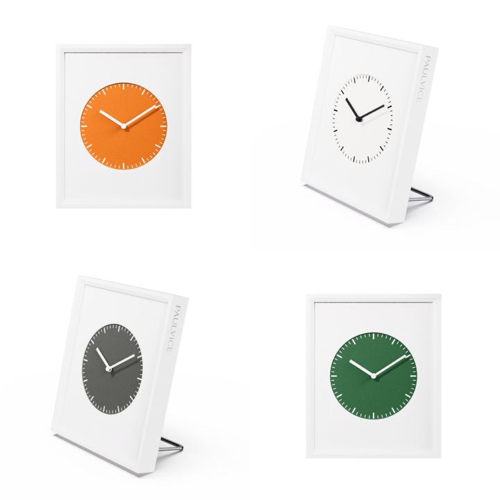 Sagakone Frame 置き掛け兼用時計［5色］