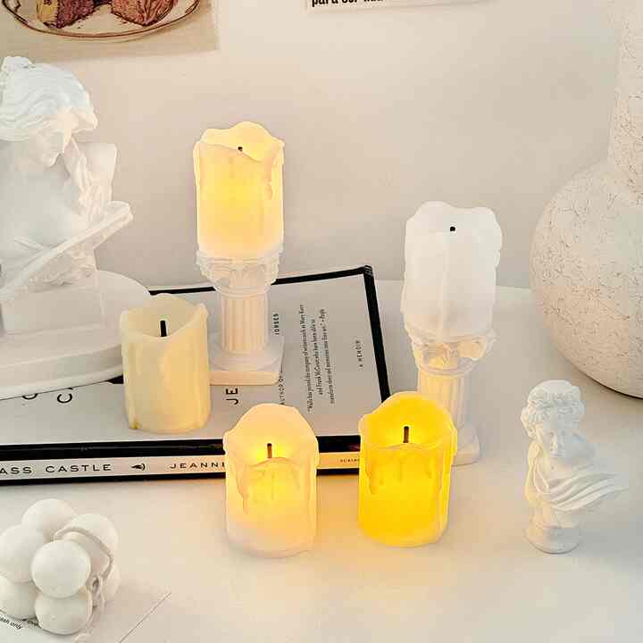 MINI MOOD LED キャンドル WHITE