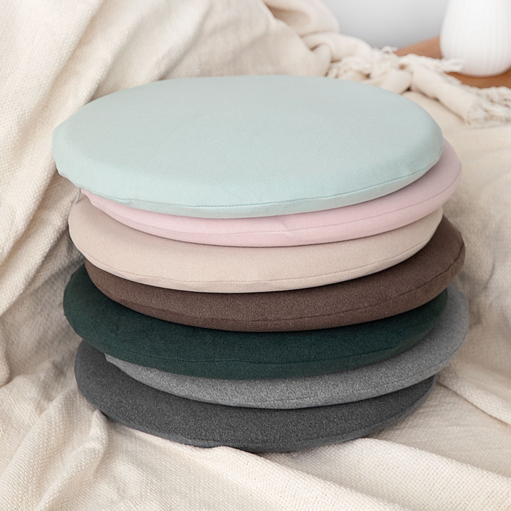 모에마일 마카롱 컬러 원형 방석 7color 3size