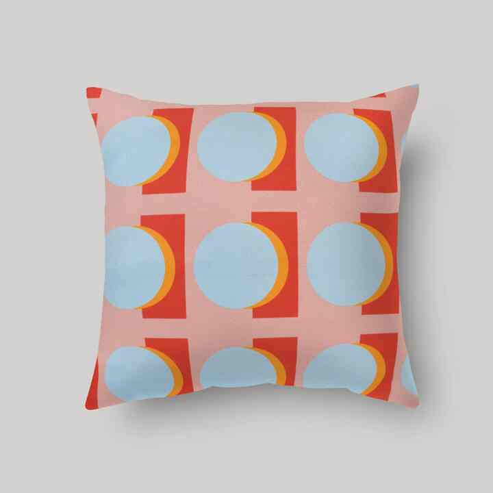 ビビッド クッションカバー Journey of Joy Peach