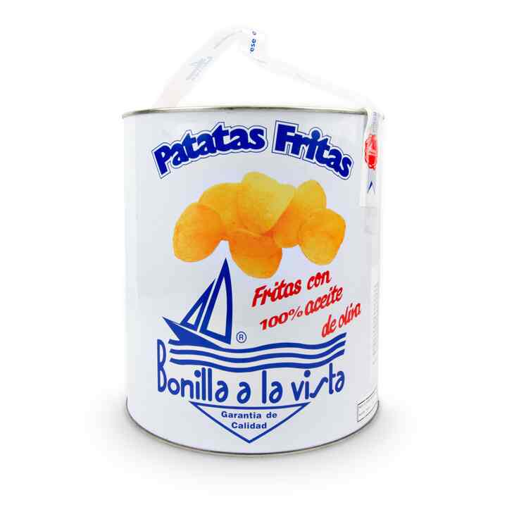 Olive Oil and Sea Salt Crisps Tin 500g