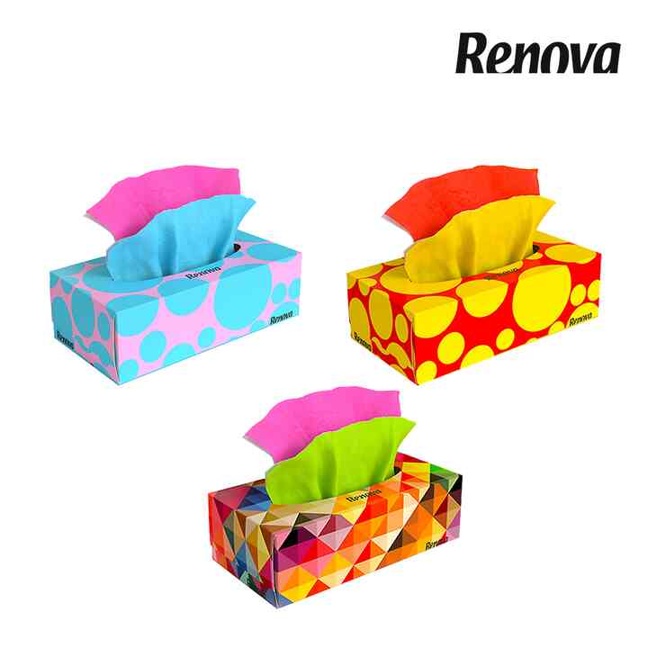 カラーティッシュ 3個セット［2色］