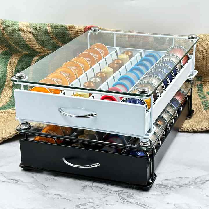 コーヒーカプセルホルダー 40口［2色］