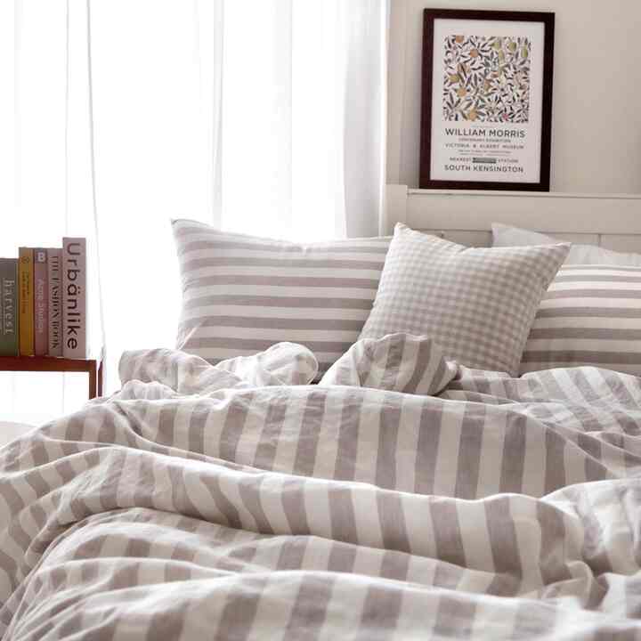 NEW RETRO ストライプ布団カバーセット［2サイズ］