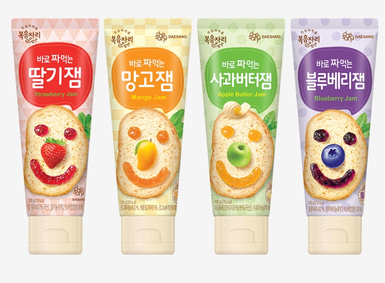 복음자리 바로짜먹는잼 100g 3개 4종(딸기/망고/블루베리/사과버터)
