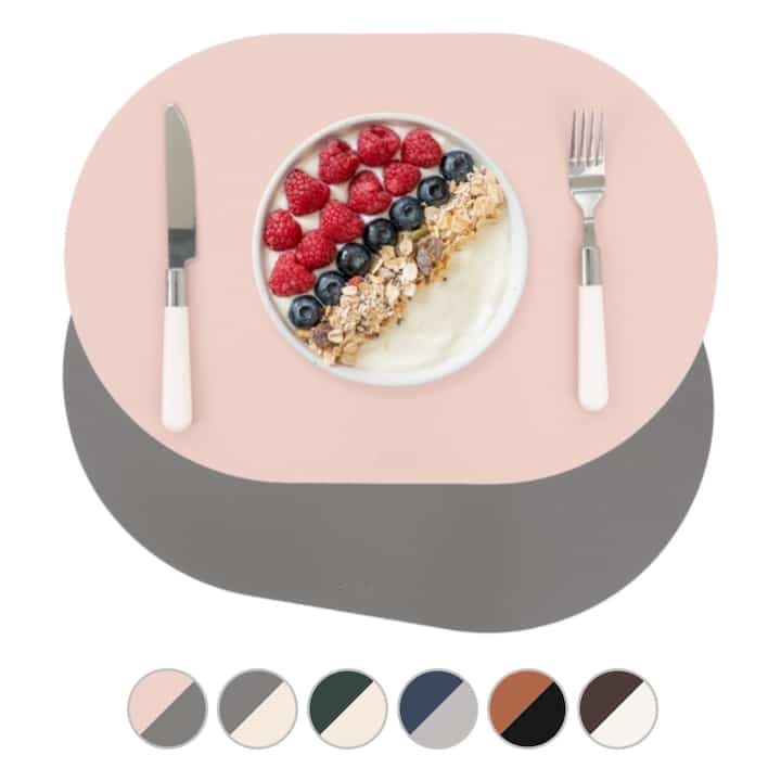 PU LEATHER ランチョンマット 2枚セット［6色］