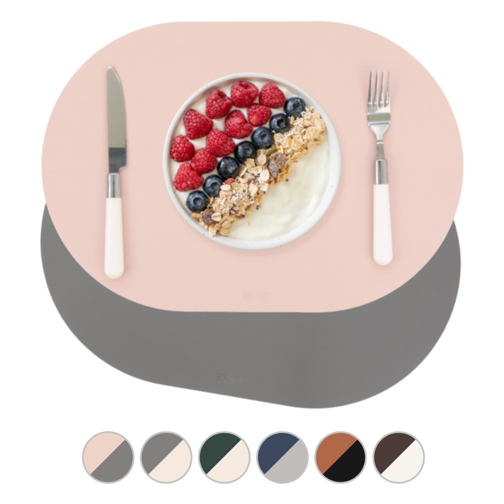 에비에르 투톤 가죽 식탁매트 테이블매트 10colors - 최저가 10,900원