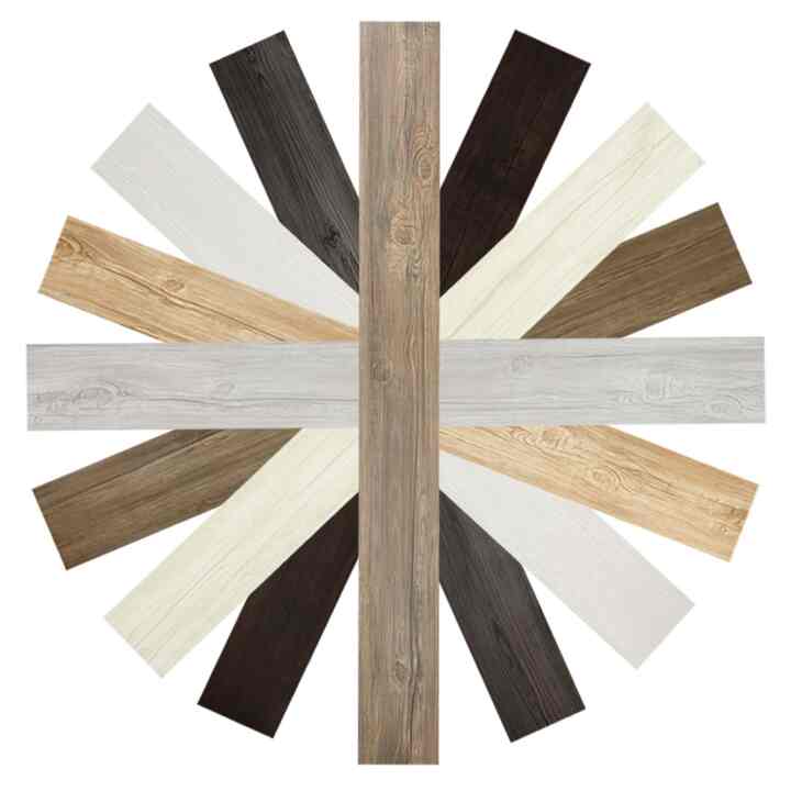 接着式フロアタイル ウッド調［4種］