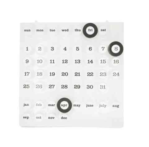 Perpetual Euroway Calendar 万年カレンダー