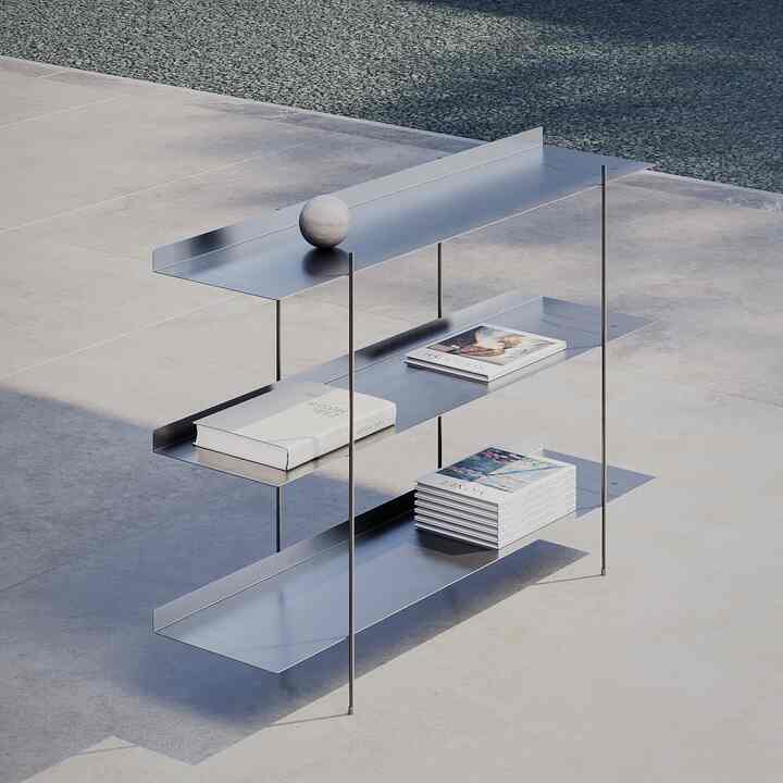 BELLUCA ステンレス Simple シェルフ