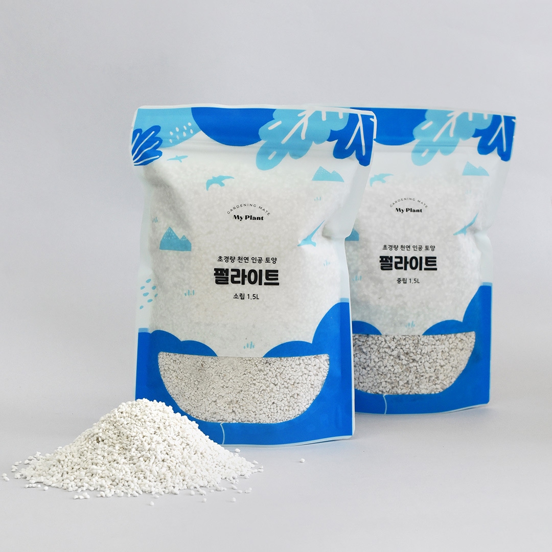 마이플랜트 펄라이트 1.5L 토양개량제 소포장 인공용토