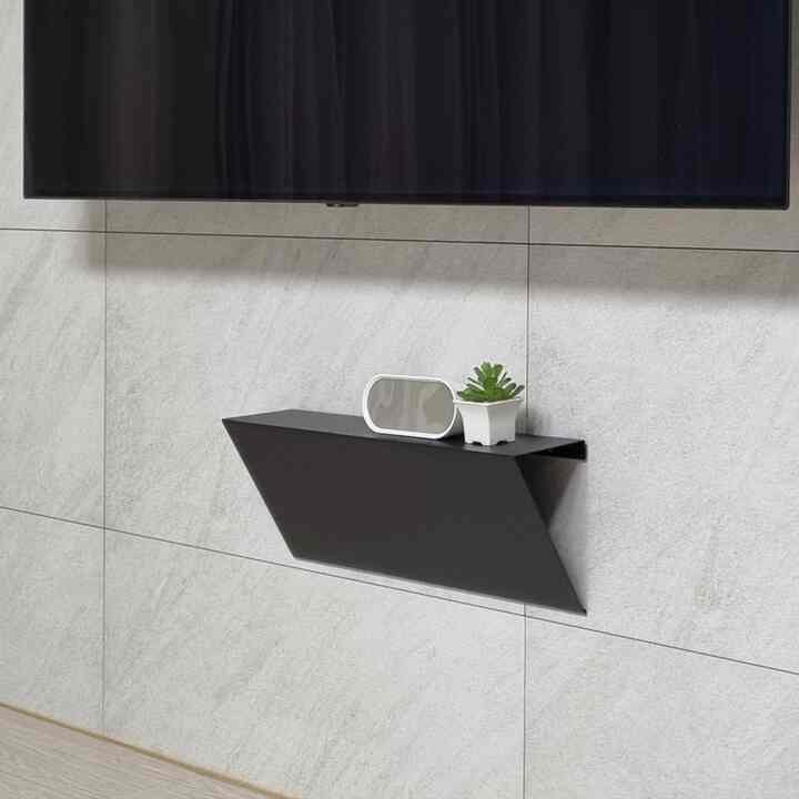 コンセントが隠せるウォールシェルフ