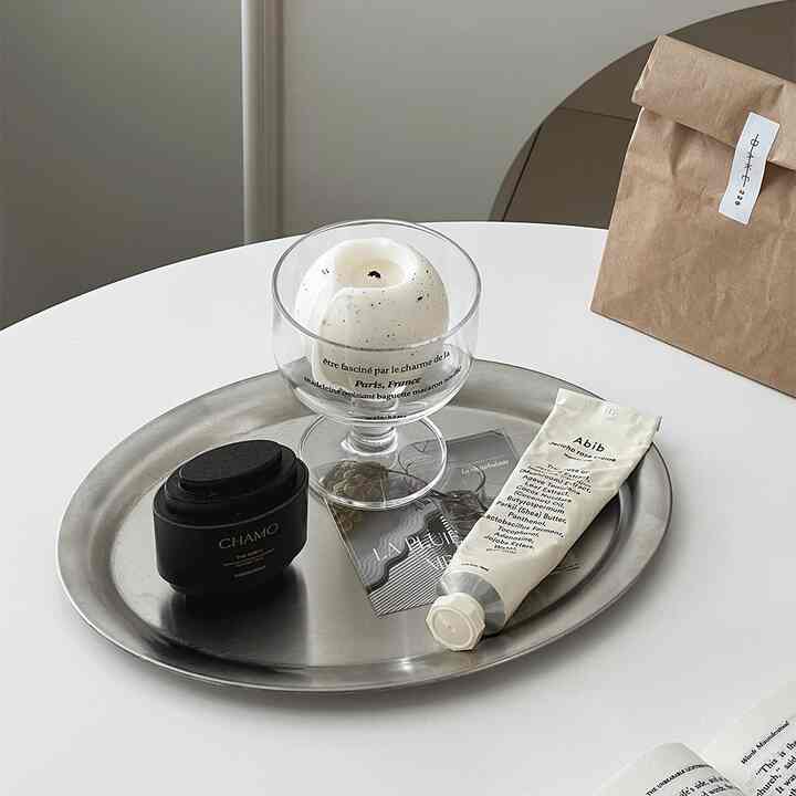 スチール メタル トレイ Oval