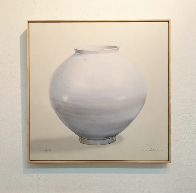 제이플아트 달항아리 한정판화 그림액자 이호철 - 앙코르 (Encore) 고급원목액자,집들이 그림선물
