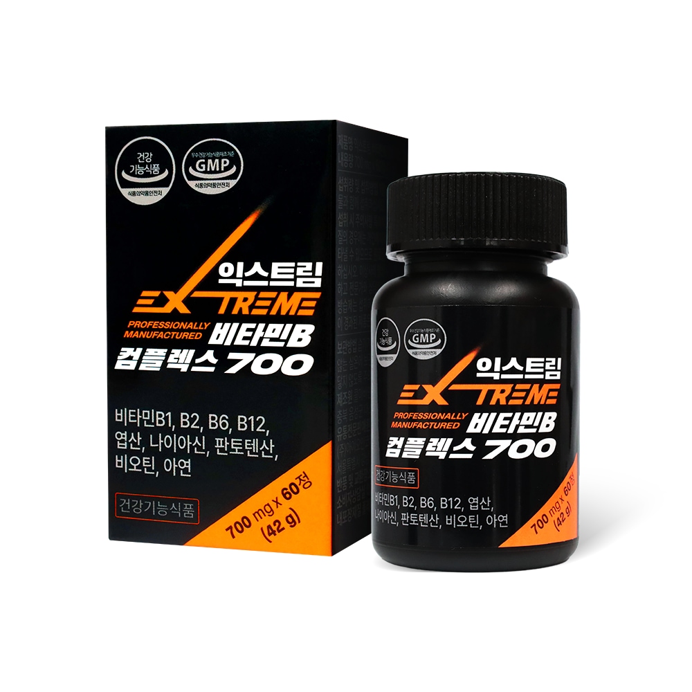 익스트림 비타민B 컴플렉스 700mg*60정