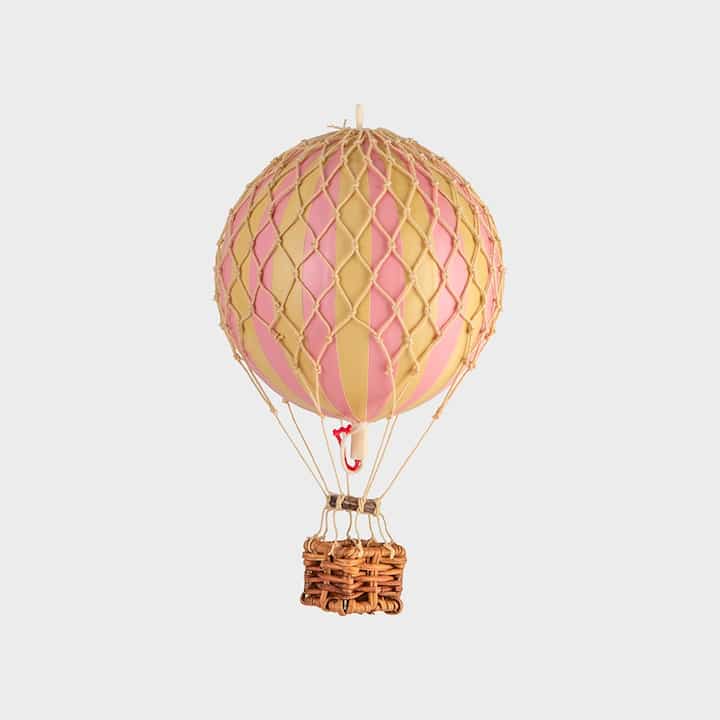 バルーン モビール 気球 ピンク 18cm