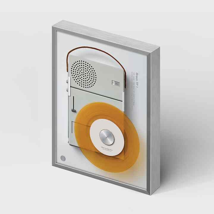 Dieter Rams ディーターラムス ミニポスター 卓上 フレイム
