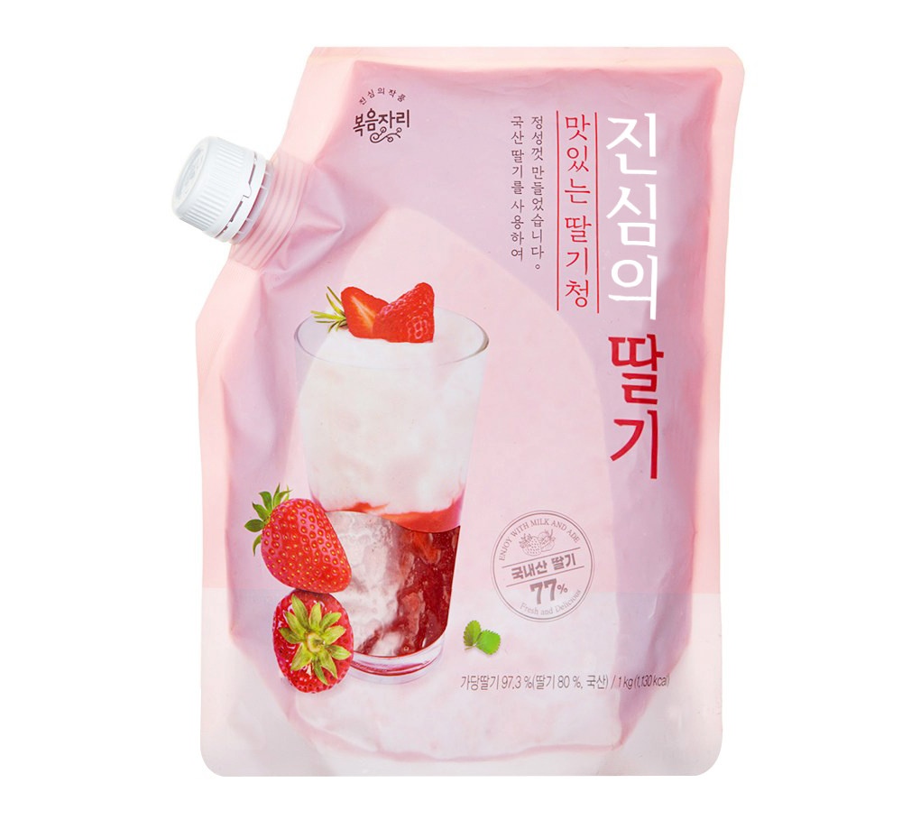 복음자리 진심의 딸기청 대용량 1kg, 국내산딸기